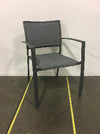 Outdoor Chair - Grey w/ Grey Frame