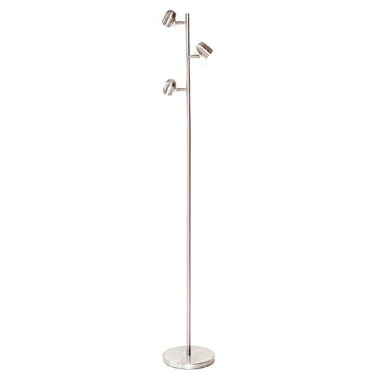 Floor Lamp - 3 Heads Silver