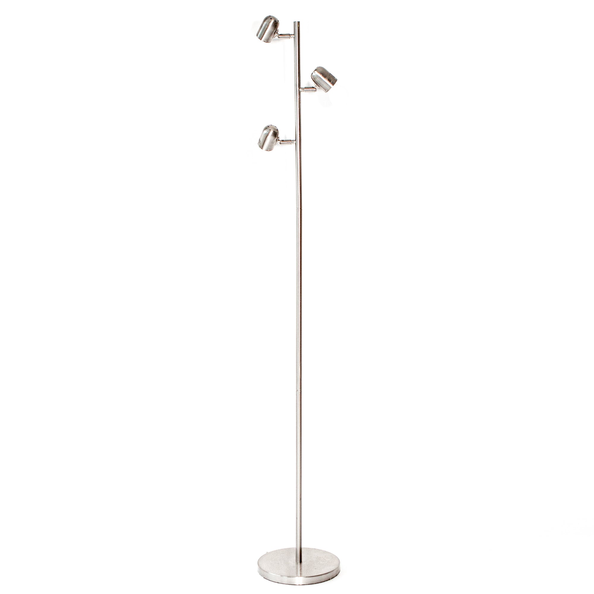 Floor Lamp - 3 Heads Silver