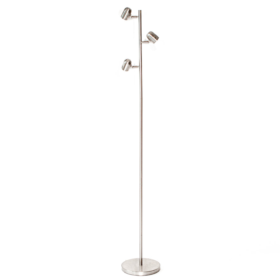 Floor Lamp - 3 Heads Silver
