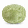 Pouf - Celery Knit Green