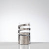 Candle Holder - Silver Coil Small