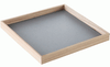 Tray - Square Wood Tray w/ Grey Bottom