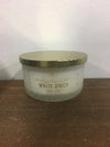 Candle - 3 Wick Gold Top White Birch
