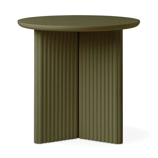 Side Table - Odeon Olive Round - 17" Gus Modern