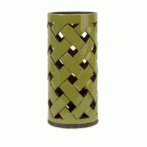 Cylinder Basket Weave Green