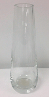 Clear Glass Tapered Tall