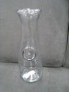 Carafe - Tall Clear Glass Full Litre Stamp