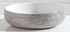 Bowl - Round Ceramic Silver Spun Textured