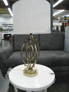 Table Lamp - Pale Gold Ovals Iron