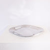 Tray - Silver Square Curved Edges w/ Handles