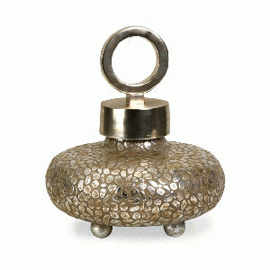 Gold Textured w/ Ring Lid