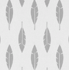 14x24 - White w/ Grey Feathers