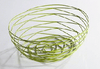 Bowl - Wire Green Oval