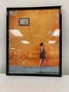 Art - Orange Wall w/ Black Frame - Small - CLEARED 8" X 11"
