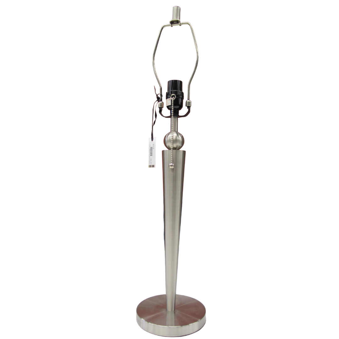 Table Lamp - Silver Cone & Sphere