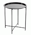 Outdoor Side Table - Round Black Various shapes