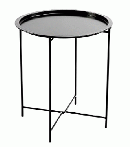 Outdoor Side Table - Round Black Various shapes