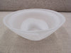 Bowl - Oval Acrylic Marble White
