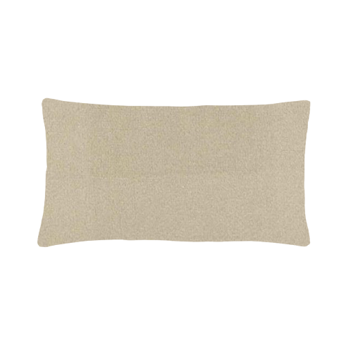 Pillow - 12x16 Cement Cream Velvet
