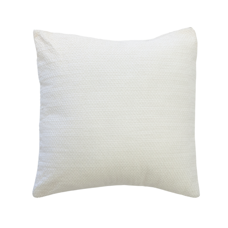 22x22 Cream Chenille