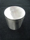 Canister - Brushed Metal w/ Lid