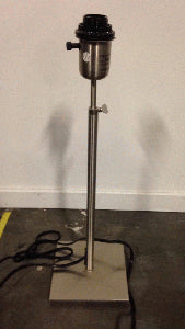 Table Lamp - Chrome Square Base