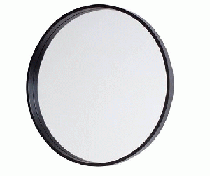 Mirror - Round Black 23"