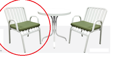 Outdoor Chair - Venice White