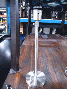 Table Lamp - Adjustable Height Brushed Nickle