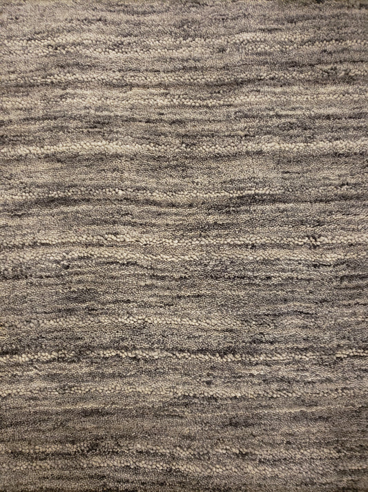 Rafia Wavy Charcoal Rug