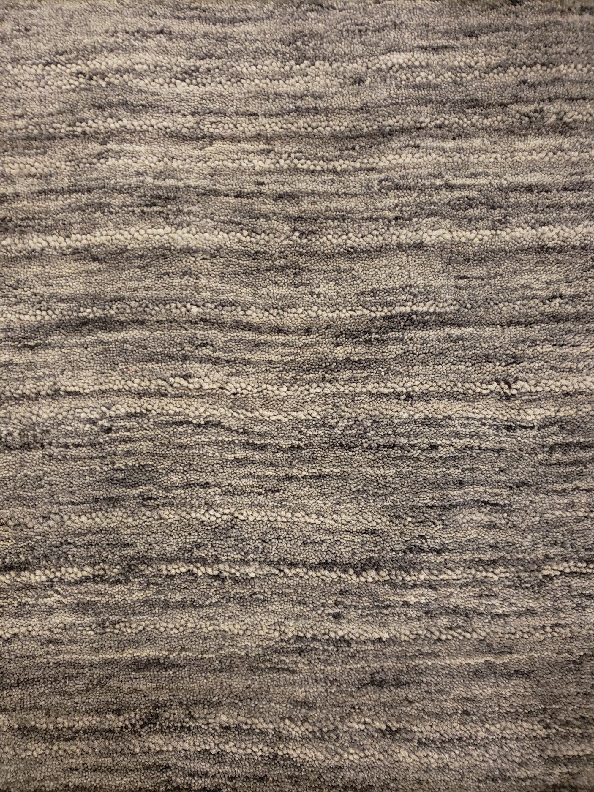 Rafia Wavy Charcoal Rug