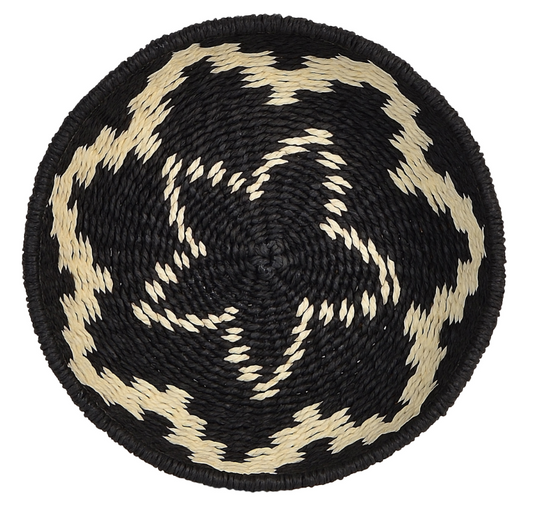 Art - Tamasa Medium Star Basket Cream & Black