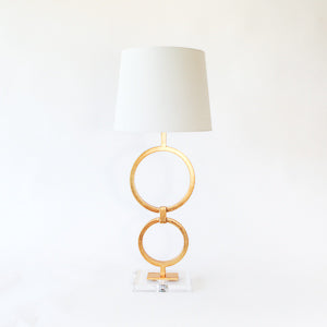Table Lamp - Gold Stacked Circles