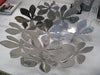 Bowl - Floral Design Silver
