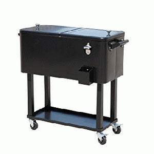 Outdoor - Cooler On Wheels - Black