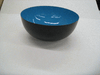 Bowl - Small Blue & Black Matte Lacquered Bowl