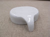 Soap Dish - Oval w/ Handle White