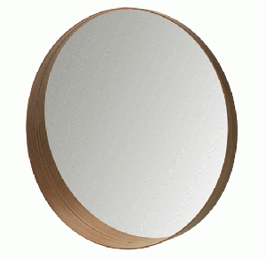 Mirror - Round Wood