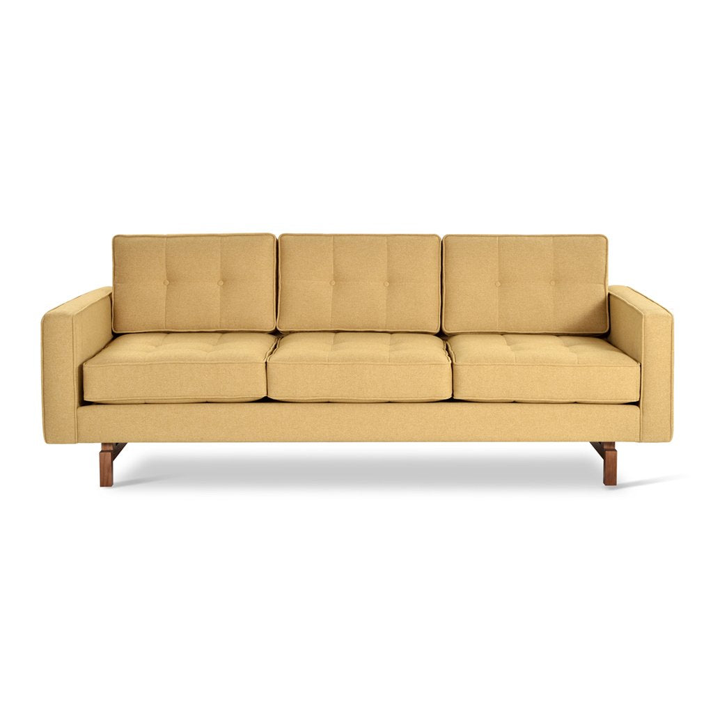 Sofa - Jane 2 Camel Yellow Tufted - 84"
