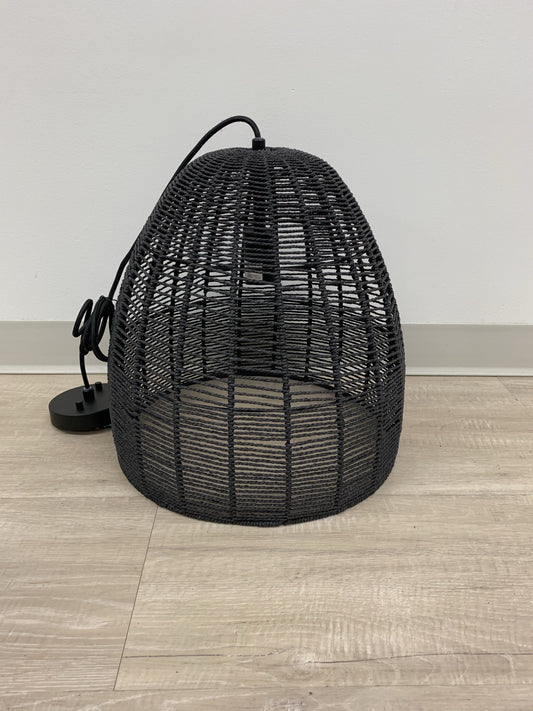 Ceiling Lamp - Black Wicker