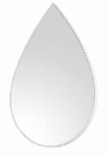 Mirror - Teardrop White