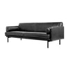 Sofa - Foundry Saddle Black Leather 86"