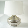 Table Lamp - Glass Silver Fleck Vase Shape