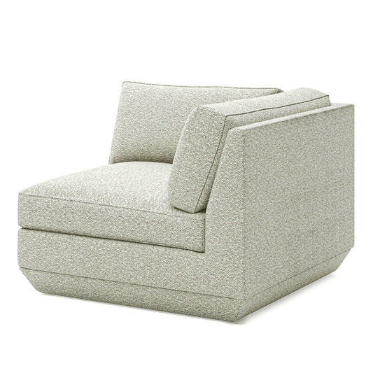 Sectional - Podium Corner Modular Copenhagen Fossil 38"