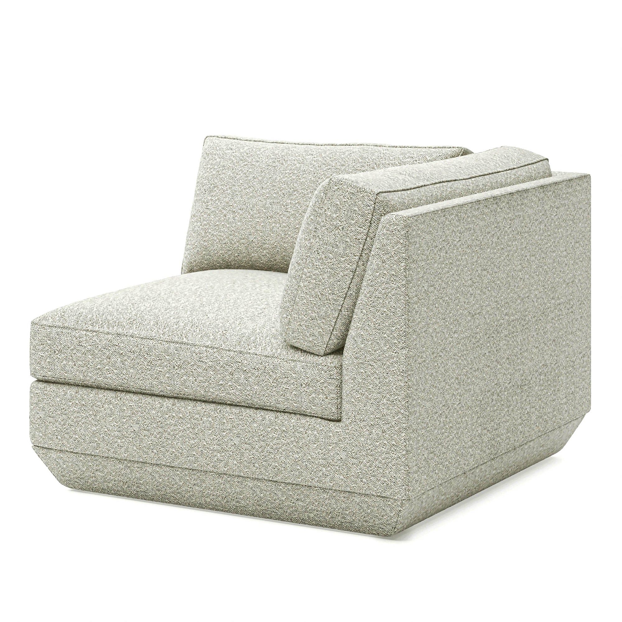 Sectional - Podium Corner Modular Copenhagen Fossil 38"