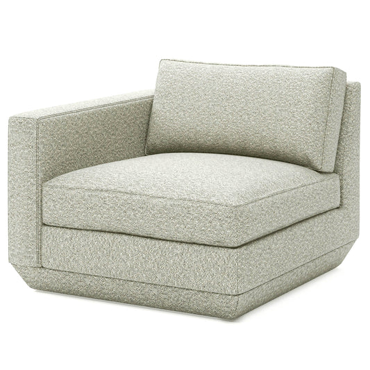 Sectional - Podium Left Arm Modular Copenhagen Fossil 36"