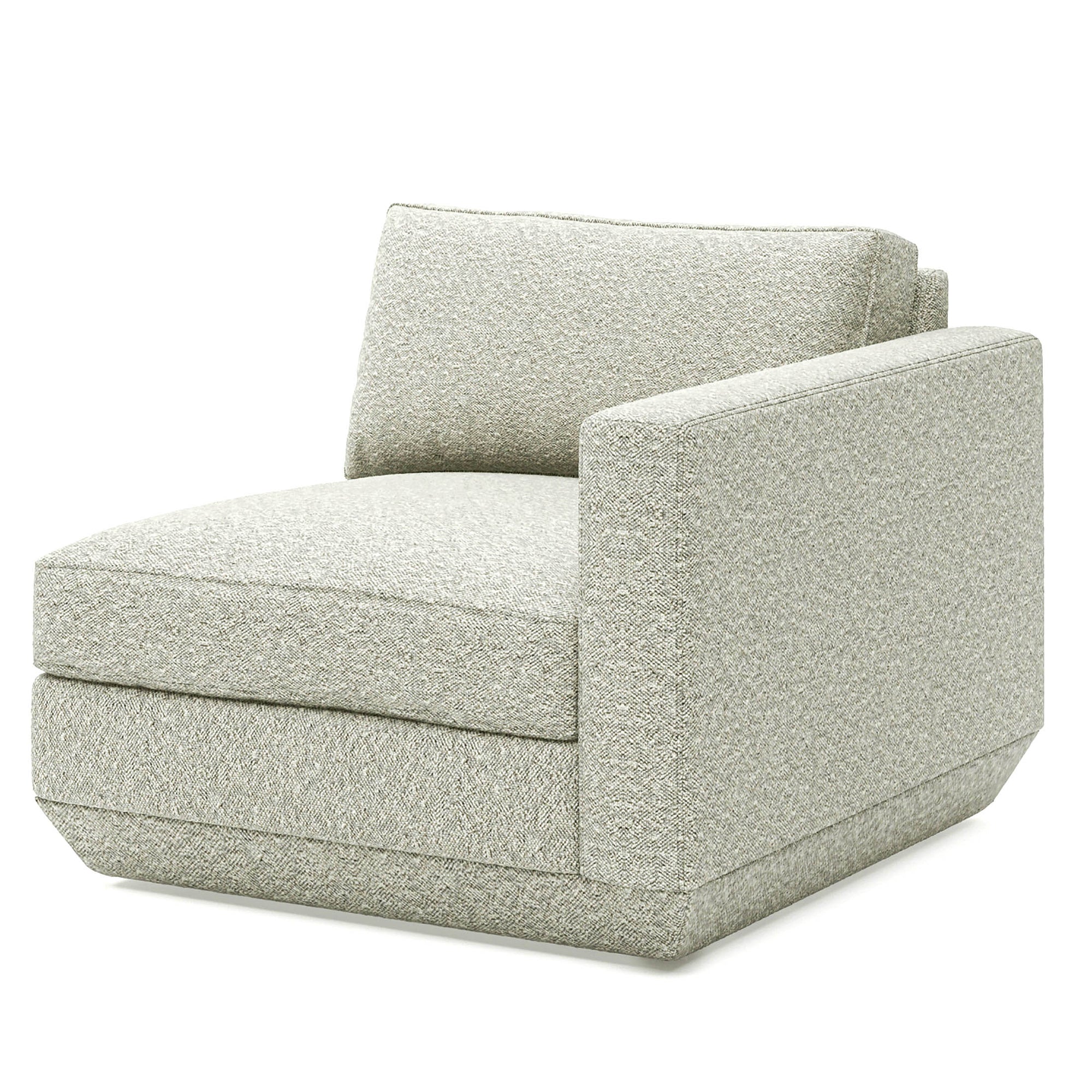 Sectional - Podium Right Arm Modular Copenhagen Fossil 36"