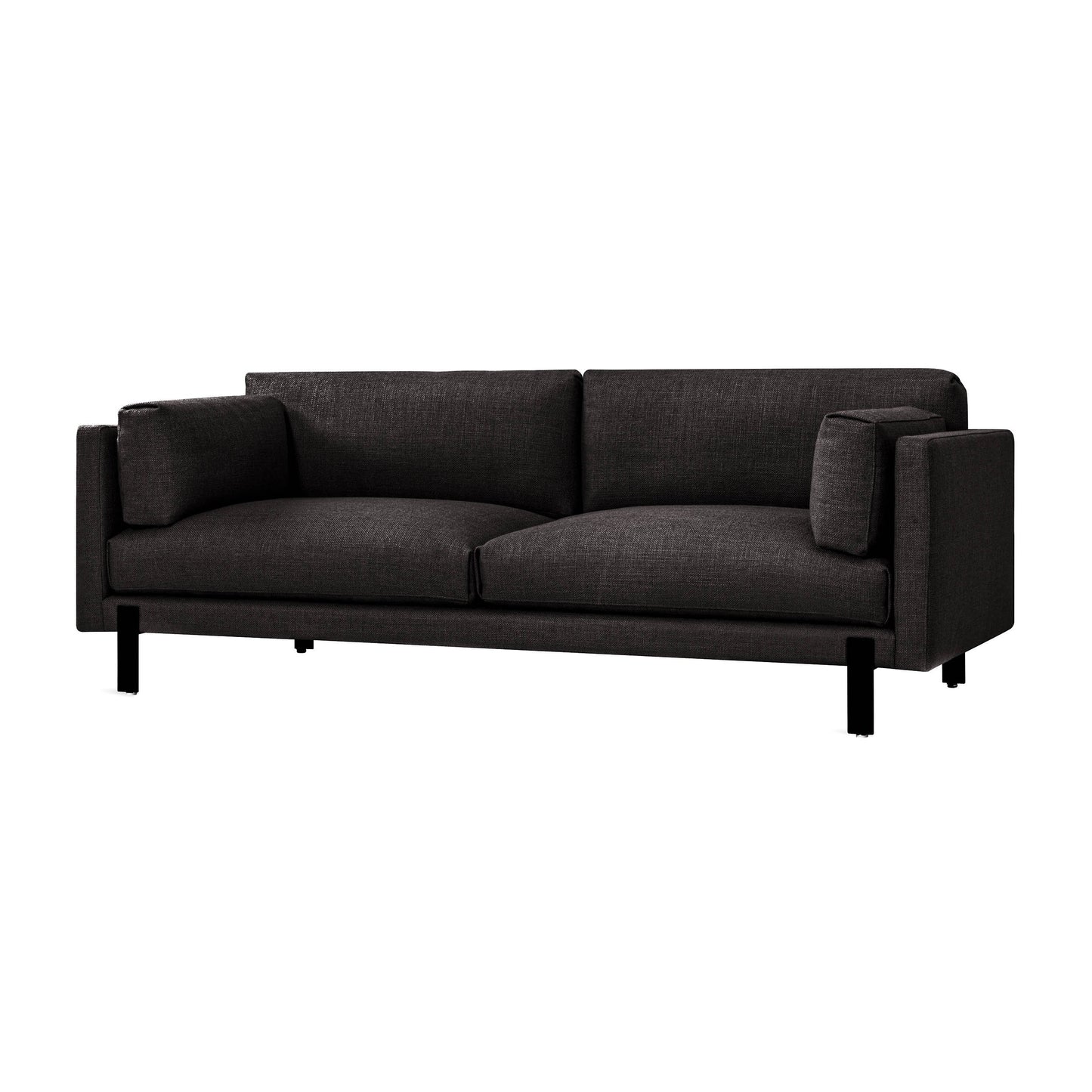 Sofa - Silverlake Andorra Espresso Black 86"