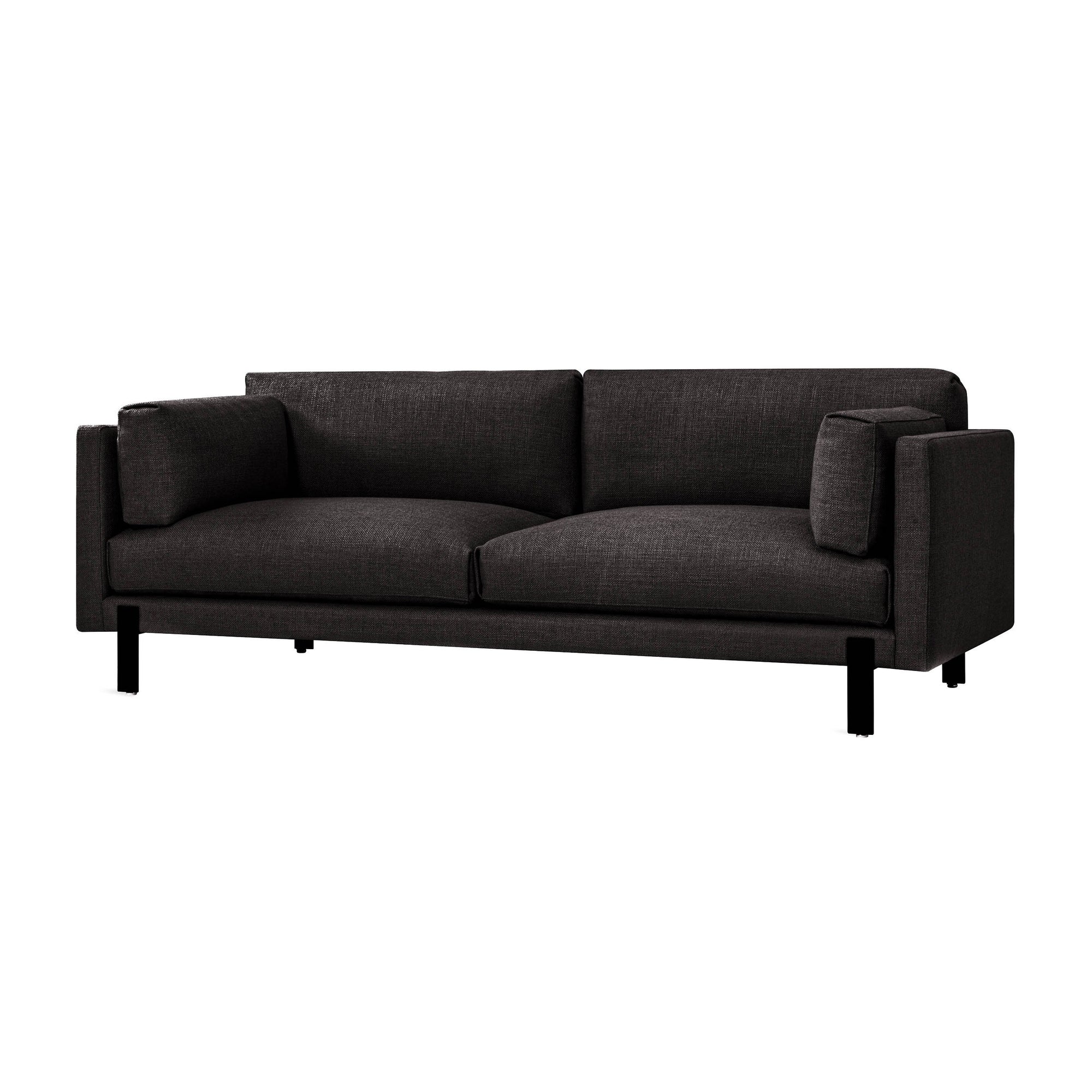 Sofa - Silverlake Andorra Espresso Black 86"